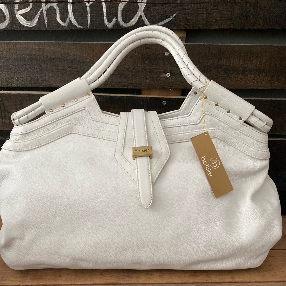 Botkier White Leather Handbag